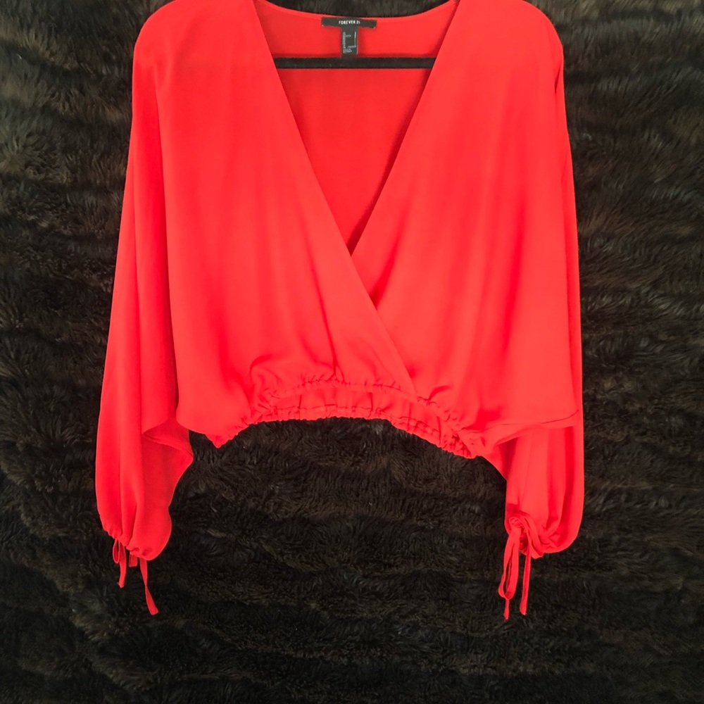Red Blouse Top
